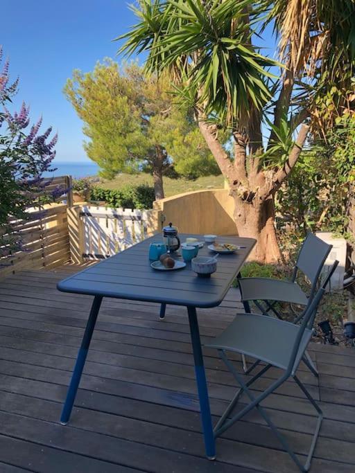 Apartament Le Cap - Bungalow Vue Mer Et Colline - Hauteur De Cassis Zewnętrze zdjęcie